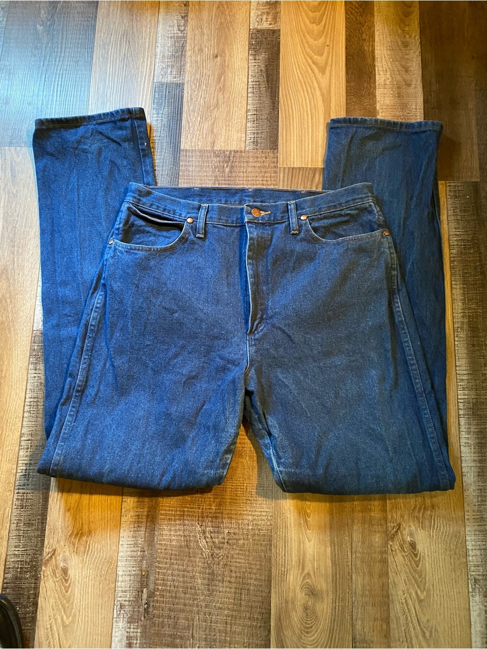 Wrangler Women's Dark Blue Boot Cut Jeans Rodeo Ready